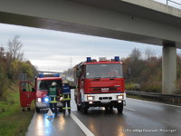 Mössinger Einsatzkräfte beim abrücken.