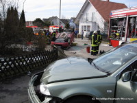 Ebenfalls am Unfall beteiligt war dieser VW Passat.