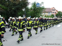 Festzug der Feuerwehren am Sonntag